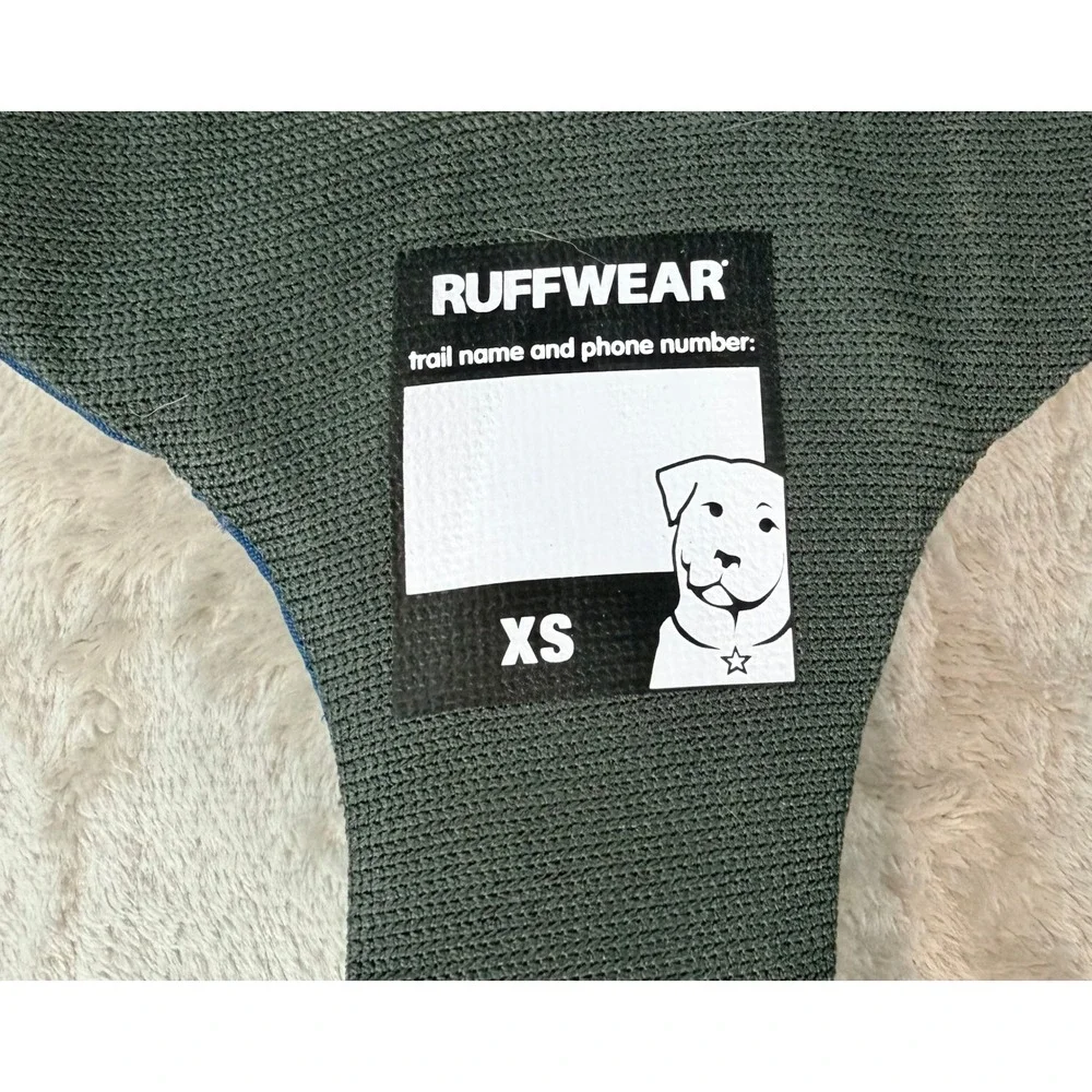 NWT Ruffwear Dog Switchback Hiking Outdoor Harness Blue XS